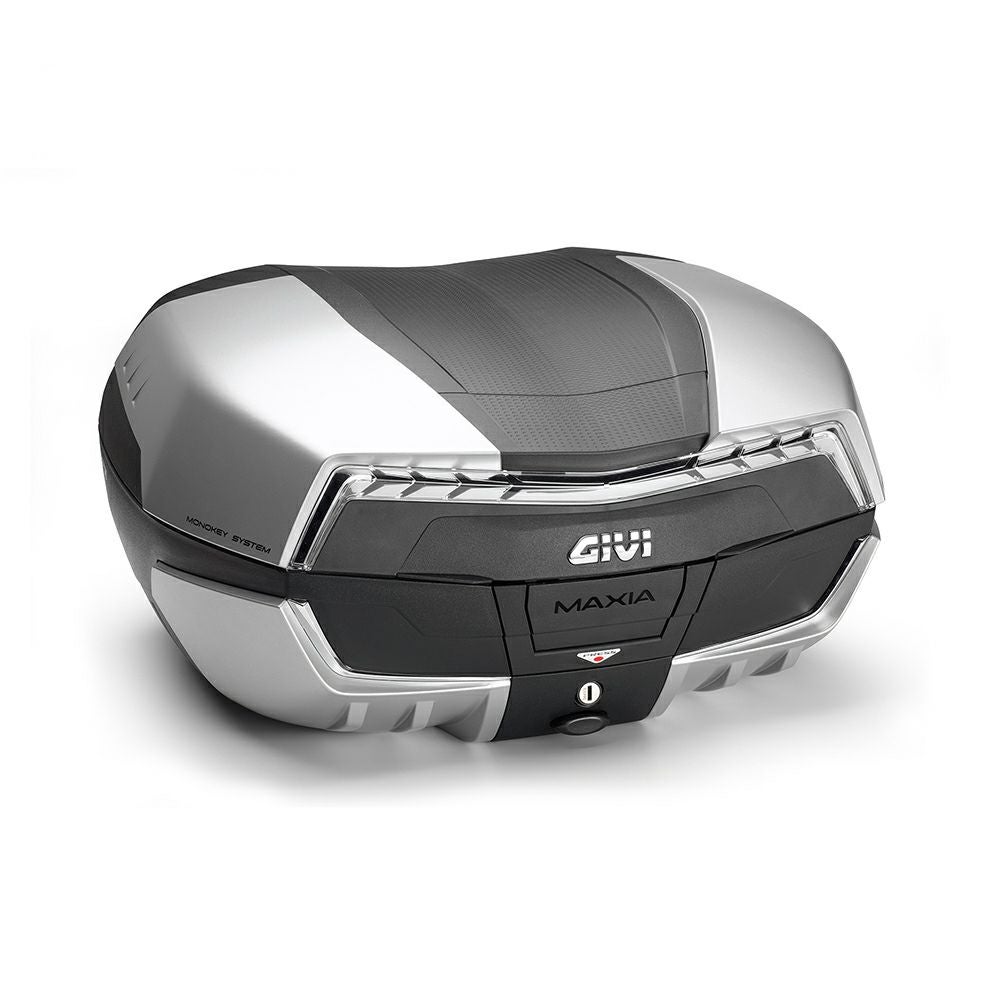 ジビ(GIVI) MONOKEY トップケース V58 MAXIA5 シルバー+クリア