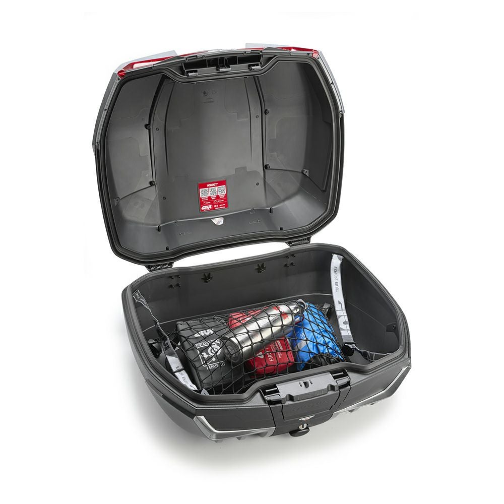GIVI 大型タイプ　トップケース　キズ有り、鍵紛失 ジビ(GIVI) MONOKEY トップケース V58 MAXIA5 ブラック+クリア