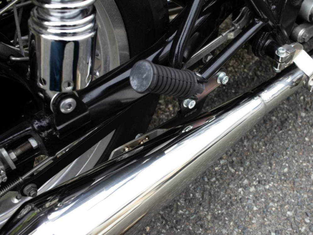 カワサキ W650/400 STDメガホン ミドル フルエキ MID モーターロック