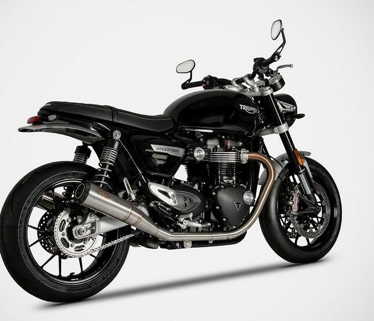 スピードツイン1200 スラクストン1200 スリップオンマフラー カーボン