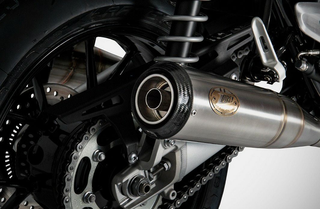 スピードツイン1200 スラクストン1200 スリップオンマフラー カーボン