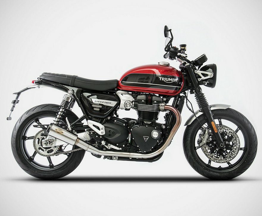 スピードツイン1200 スラクストン1200 スリップオンマフラー カーボン