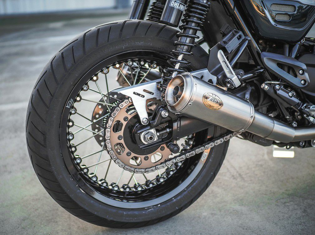 スピードツイン1200 スラクストン1200 スリップオンマフラー