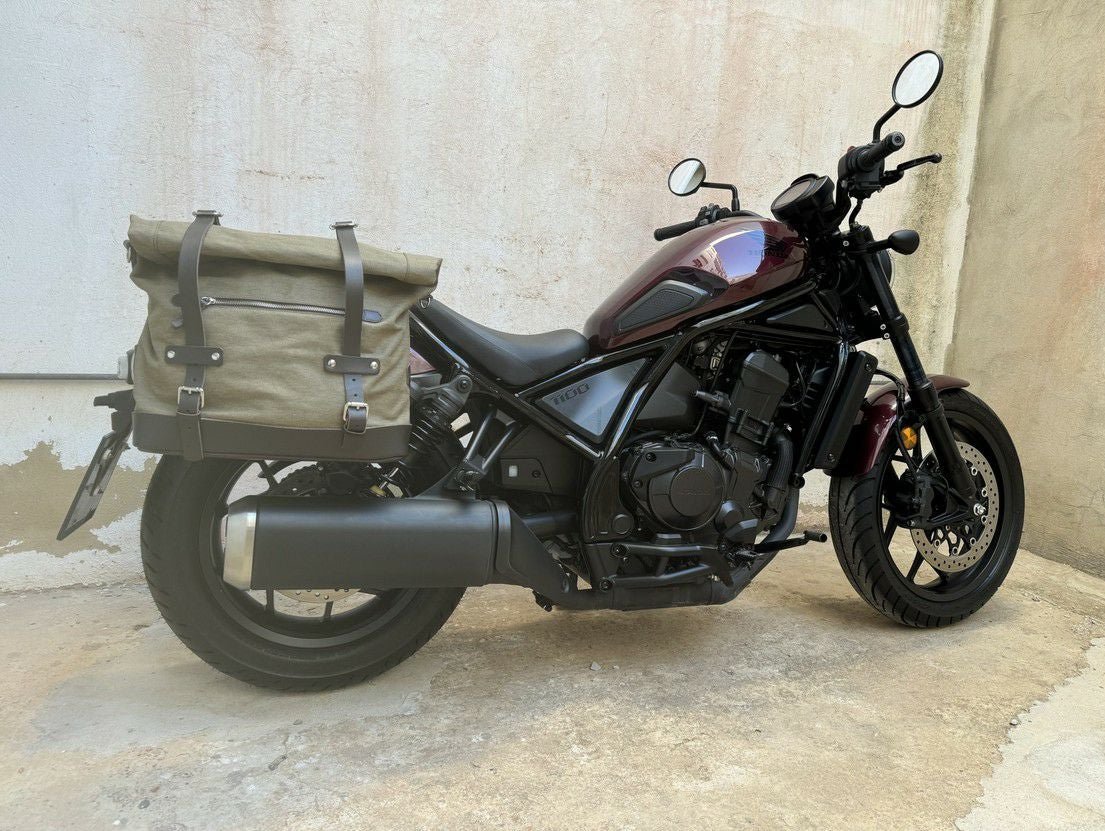 レブル1100 サドルバッグサポート サテンブラック 左右セット La