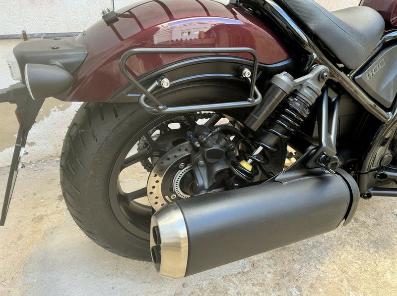 レブル1100 サドルバッグサポート サテンブラック 左右セット La 