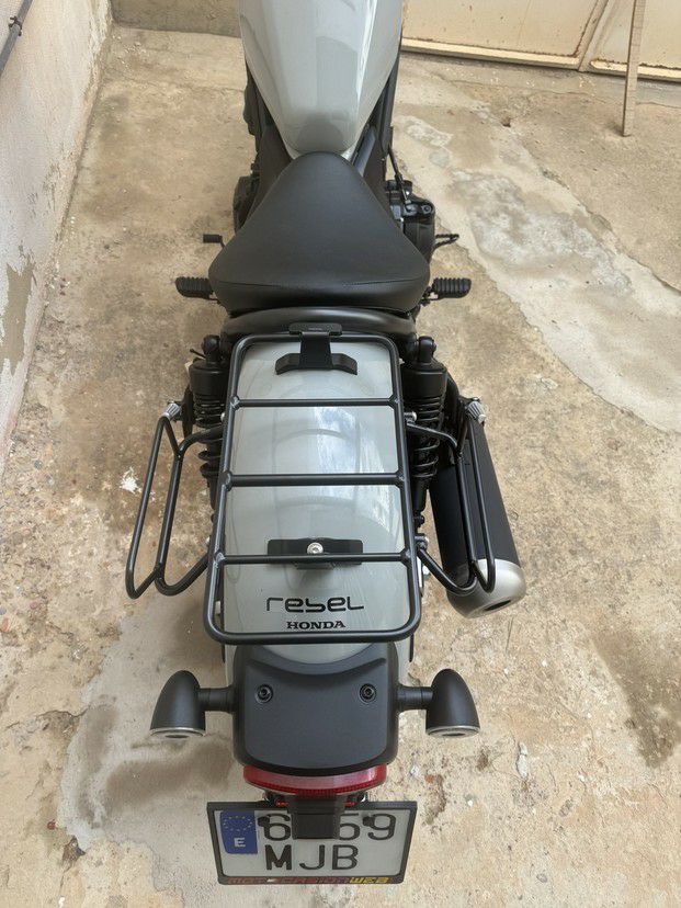 レブル250/500 サドルバッグサポート サテンブラック 左右セット La