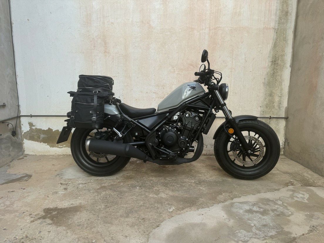 レブル250/500 サドルバッグサポート サテンブラック 左右セット La
