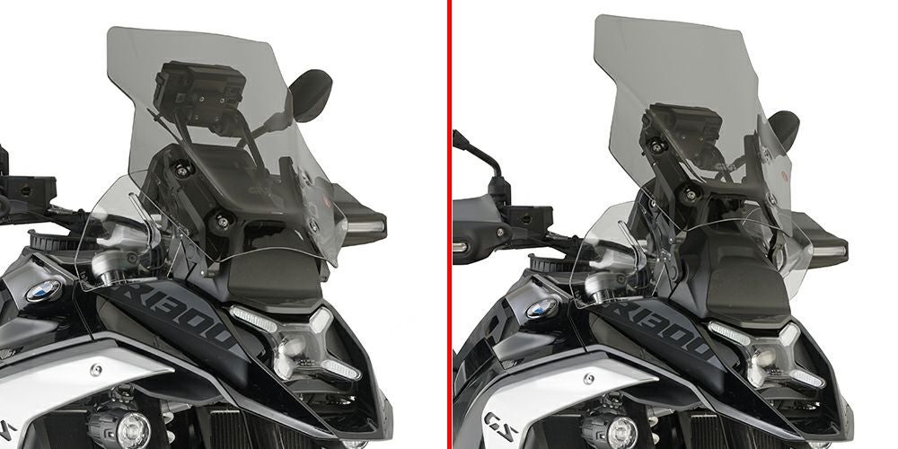 BMW R1300GS 24- ウインドスクリーン 43x38.5 スモーク GIVI | バイク
