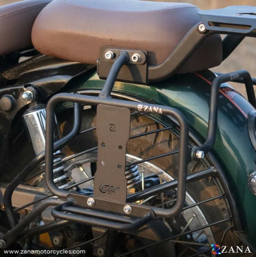 ロイヤルエンフィールド クラッシック 350 サドルバッグサポート 補強
