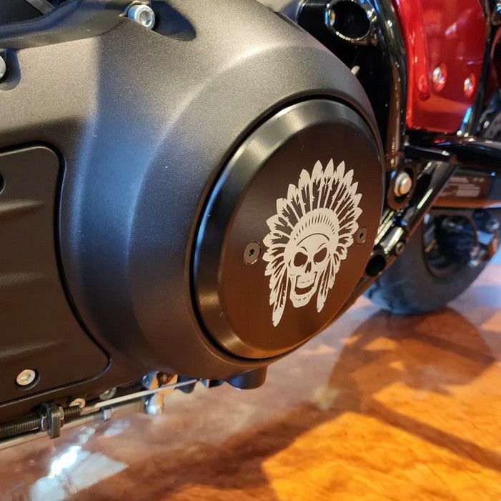 インディアン サンダーストローク ダービーカバー チーフスカル Dean