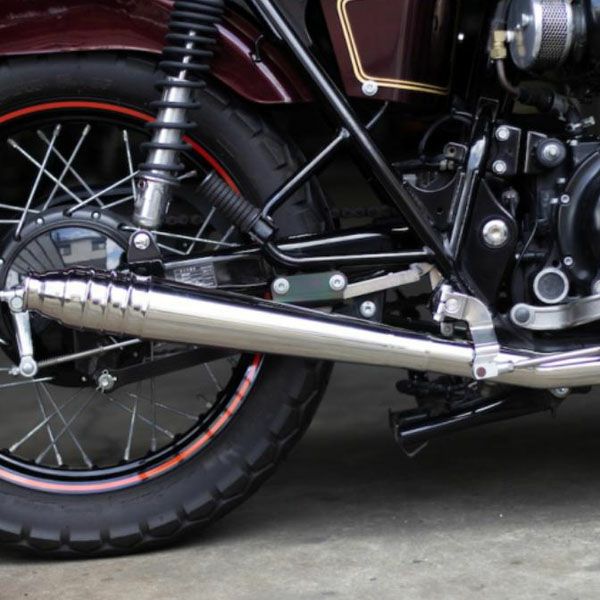 Kawasaki W650 本革シート カワサキ W650/400/800 本革シート ブラウン×ブラック モーターロック