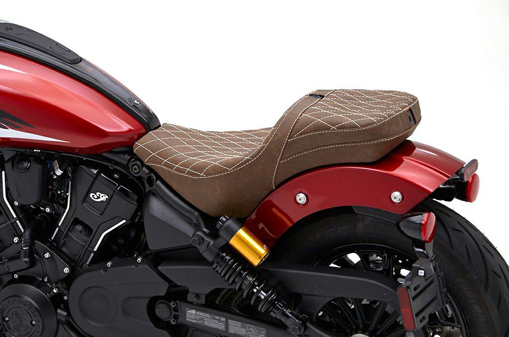 インディアン スカウト 25- デュアルツーリング シート Corbin