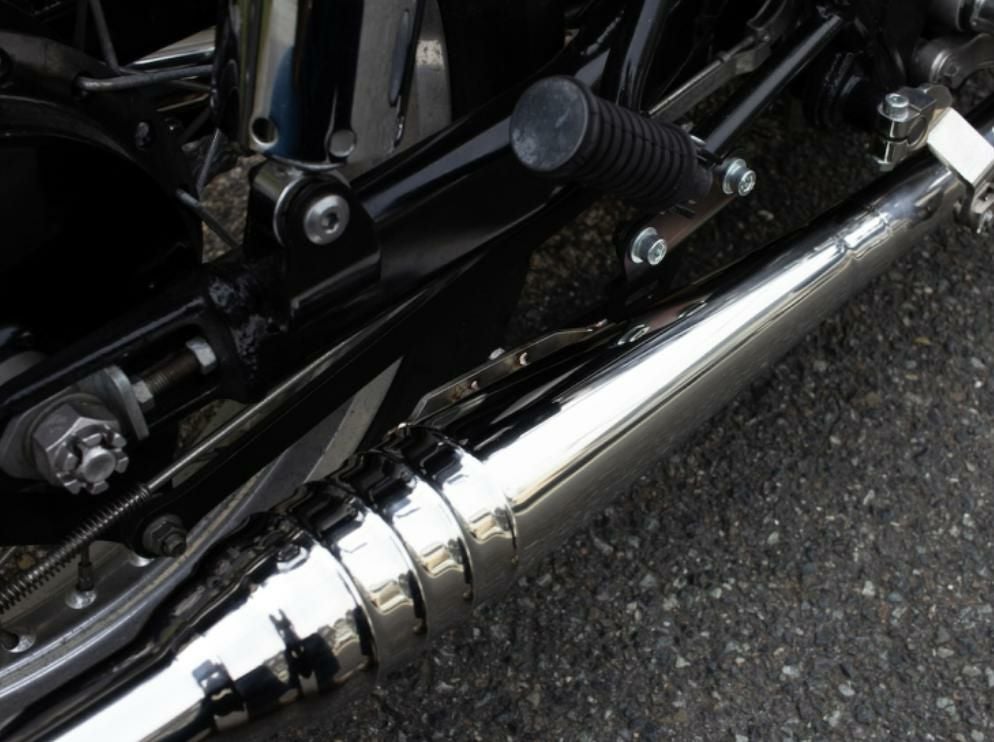 カワサキ W650/400 69トランペット フルエキ MID モーターロック