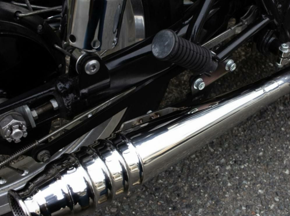 カワサキ W650/400 69 メガホン フルエキ MID モーターロック | バイク
