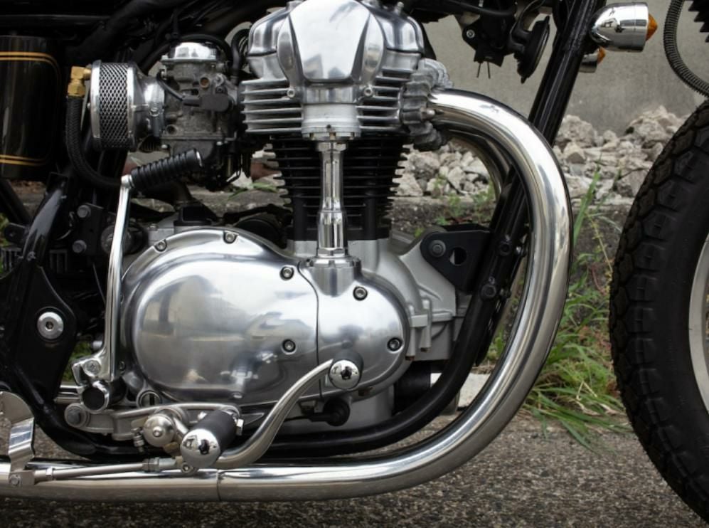カワサキ W650/400 69エキゾースト LOW モーターロック | バイク