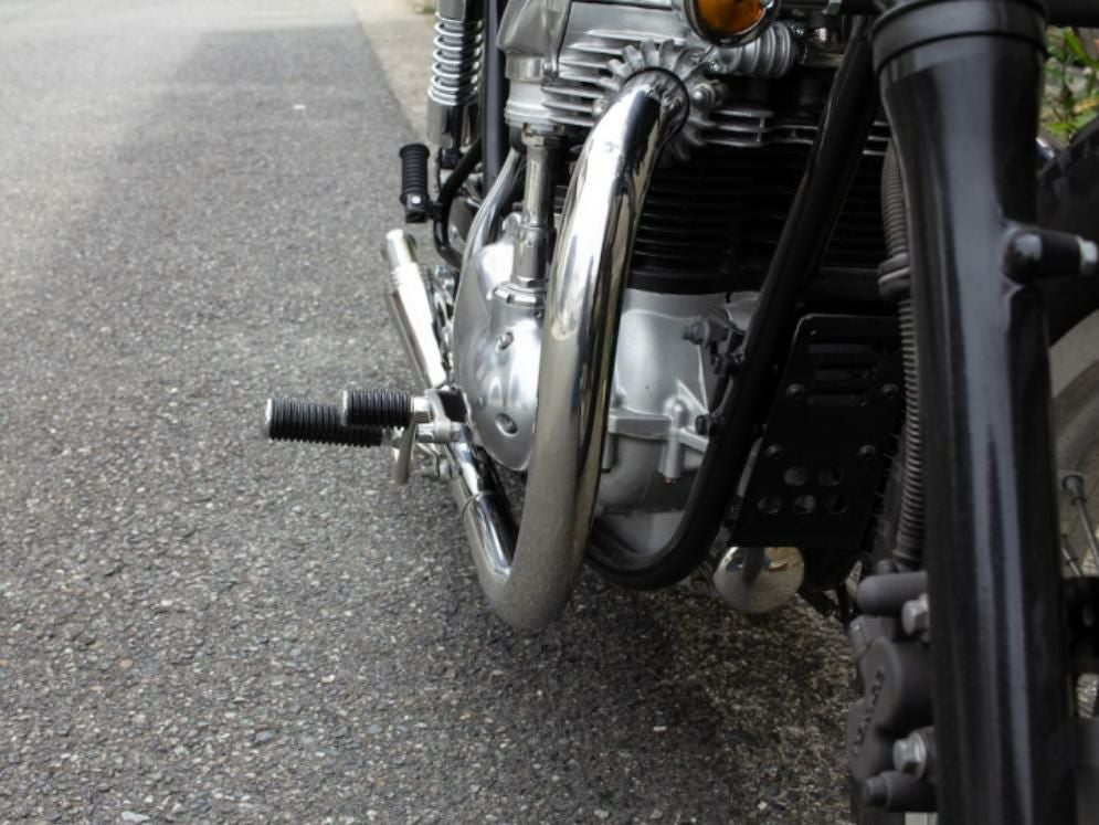 カワサキ W650/400 69エキゾースト LOW モーターロック | バイク