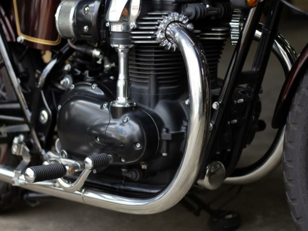 カワサキ W800 STDメガホン ミドル フルエキ LOW モーターロック