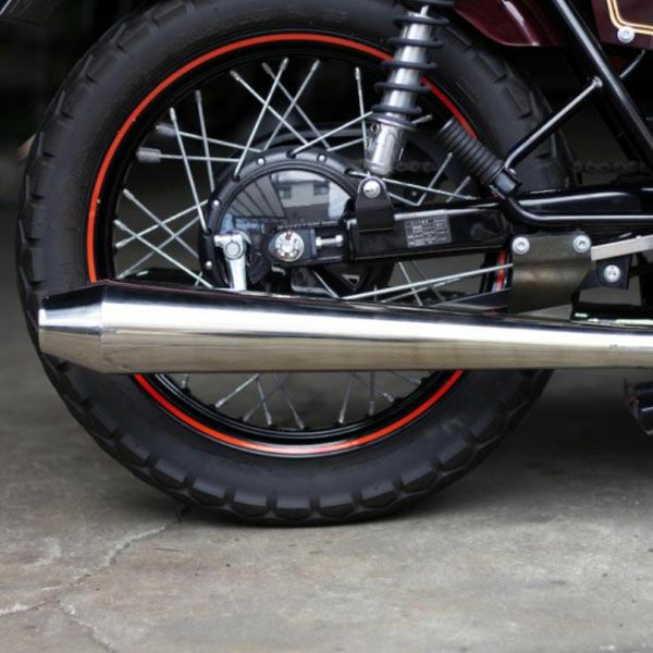 カワサキ W800 STDメガホン ミドル フルエキ LOW モーターロック