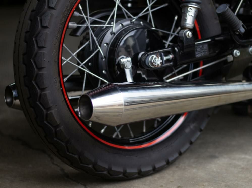 カワサキ W800 STDメガホン ロング フルエキ LOW モーターロック