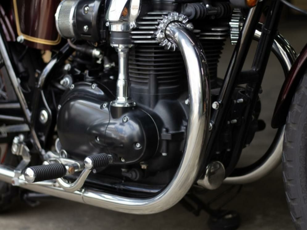 カワサキ W800 STDメガホン ロング フルエキ LOW モーターロック