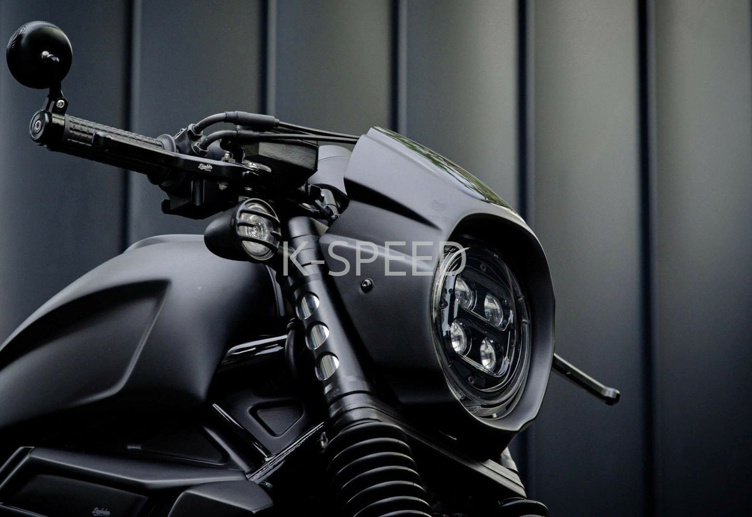 レブル　Diabloカスタム ヘッドライトカバー LEDヘッドライト レブル250/500 ヘッドライトカバー Diabolus K-SPEED | バイクカスタム