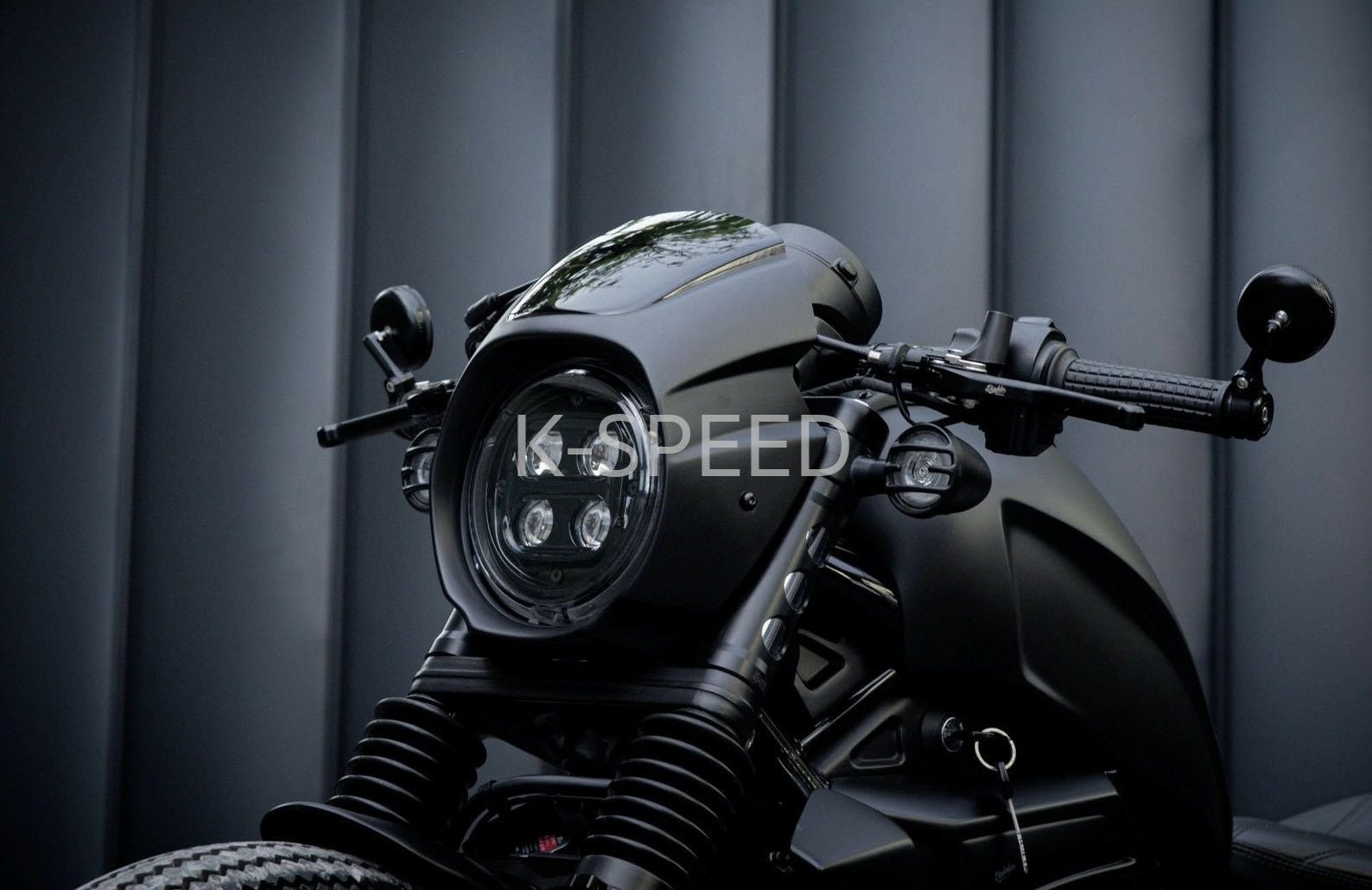 レブル250/500 ヘッドライトカバー Diabolus K-SPEED | バイクカスタム