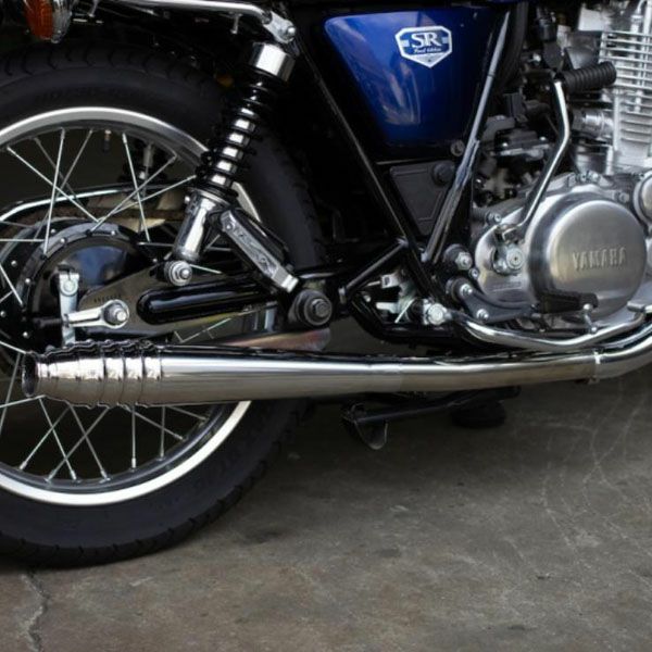 ヤマハ SR400 69メガホン スリップオン ダウン FI車 モーターロック