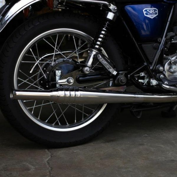 【SR400・FI(18年-Final)】GOODS ESPECIALLY　スリップオンマフラー goodsショッピングサイト/商品詳細 TAPERED CONE スリップオンマフラー