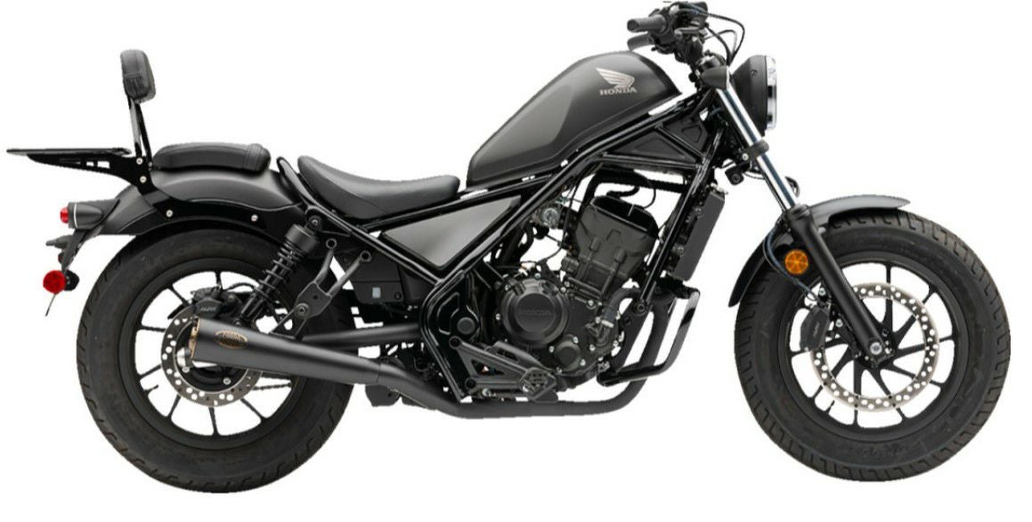 レブル500 スリップオンマフラー ブラック ブロンズチップ COBRA
