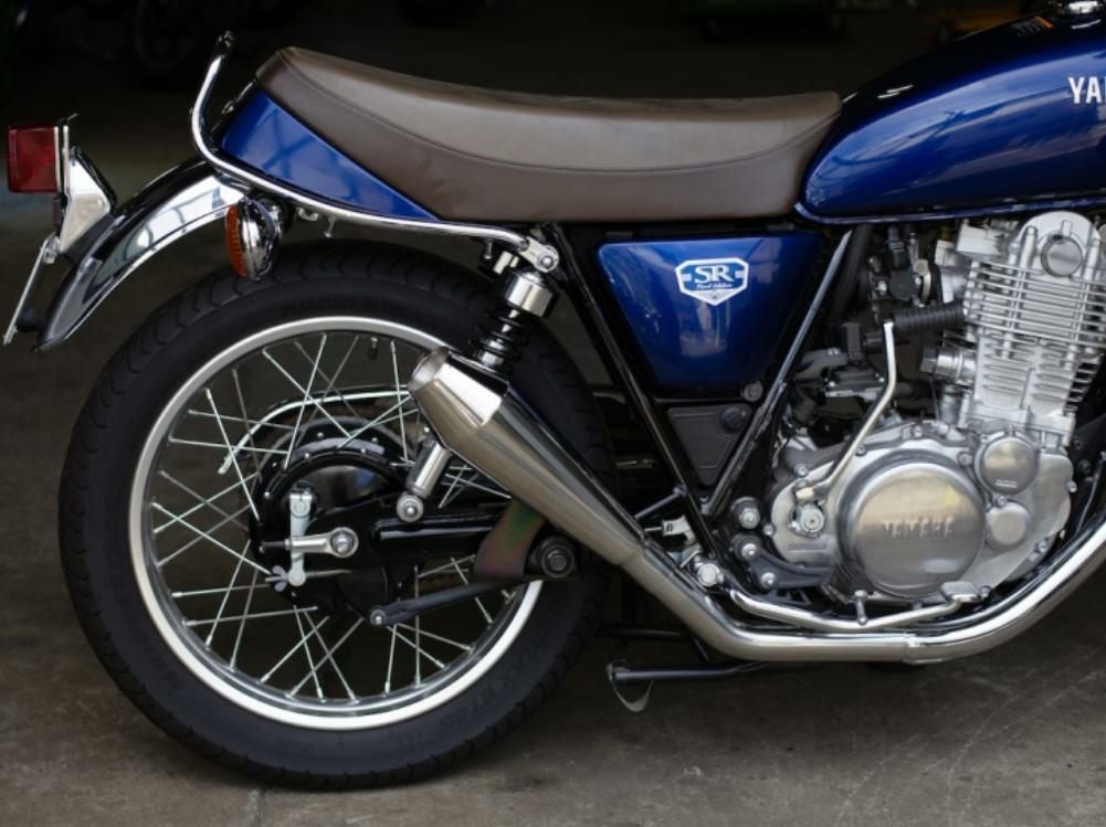 ヤマハ SR400 STDメガホン ショート スリップオン アップ FI車