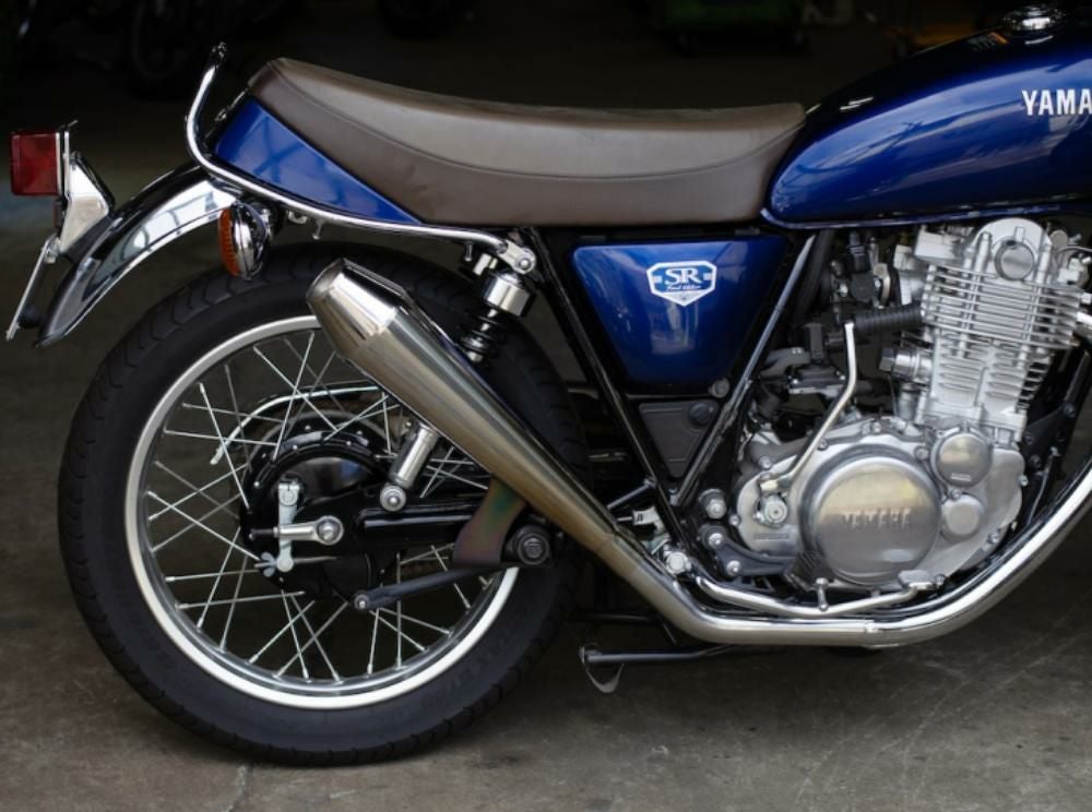ヤマハ SR400 STDメガホン ミドル スリップオン アップ FI車 スリップ