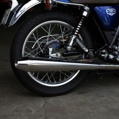 デイトナ スリップオン メガホンタイプ マフラー ヤマハ SR400 FI 