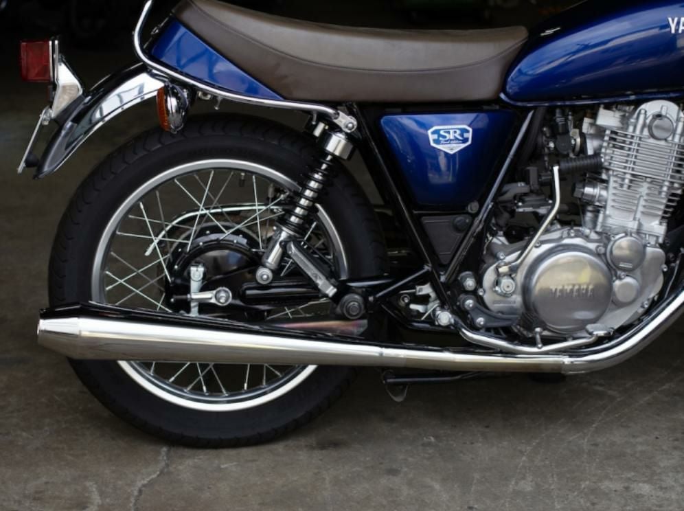 ヤマハ SR400 STDメガホン ロング スリップオン ダウン FI車 スリップ
