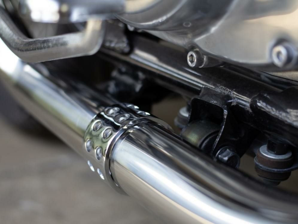 ヤマハ SR400 69メガホン フルエキ ダウン FI車 モーターロック