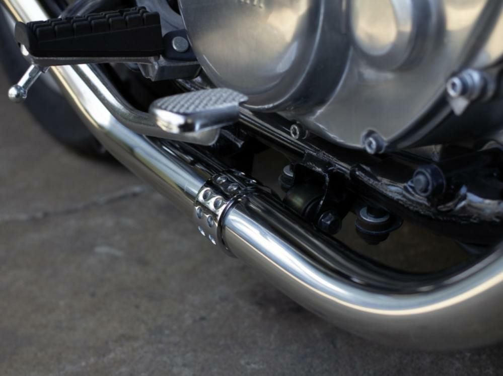 SR400ﾄﾗﾝﾍﾟｯﾄﾏﾌﾗｰ ﾌﾙｴｷ Webike | Motor Rock モーターロック 69トランペット フルエキ SR400