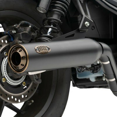 レブル1100 スリップオンマフラー ブラック ブロンズチップ COBRA 