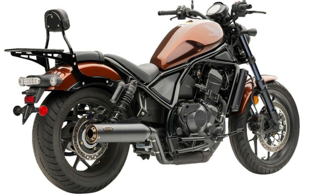 レブル1100 スリップオンマフラー ブラック ブロンズチップ COBRA