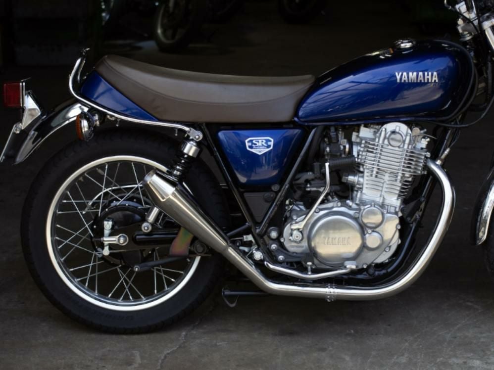 ヤマハ SR400 STDメガホン ショート フルエキ アップ FI車 モーター