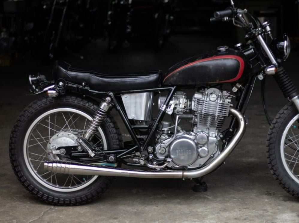 ヤマハ SR400/500 69メガホン スリップオン ダウン キャブ車 モーター