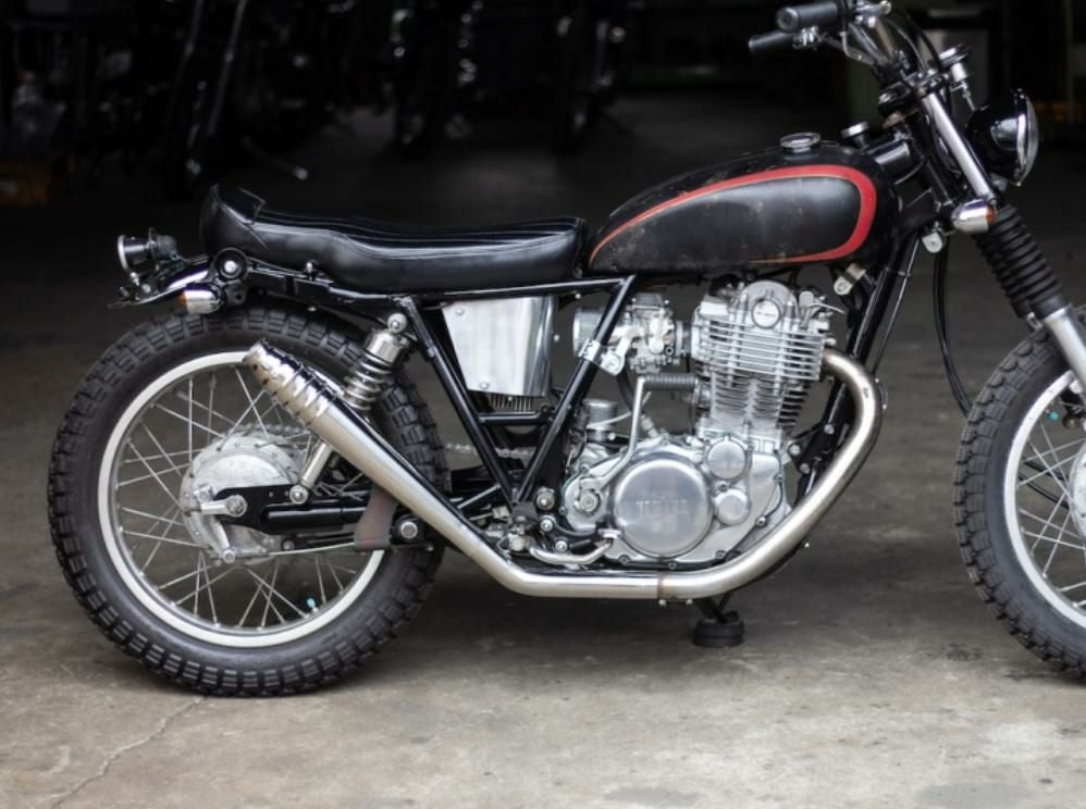 ヤマハ SR400/500 69メガホン スリップオン アップ キャブ車 モーター