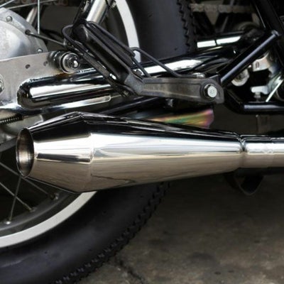 ヤマハ SR400/500 STDメガホン ショート スリップオン ダウン キャブ車 
