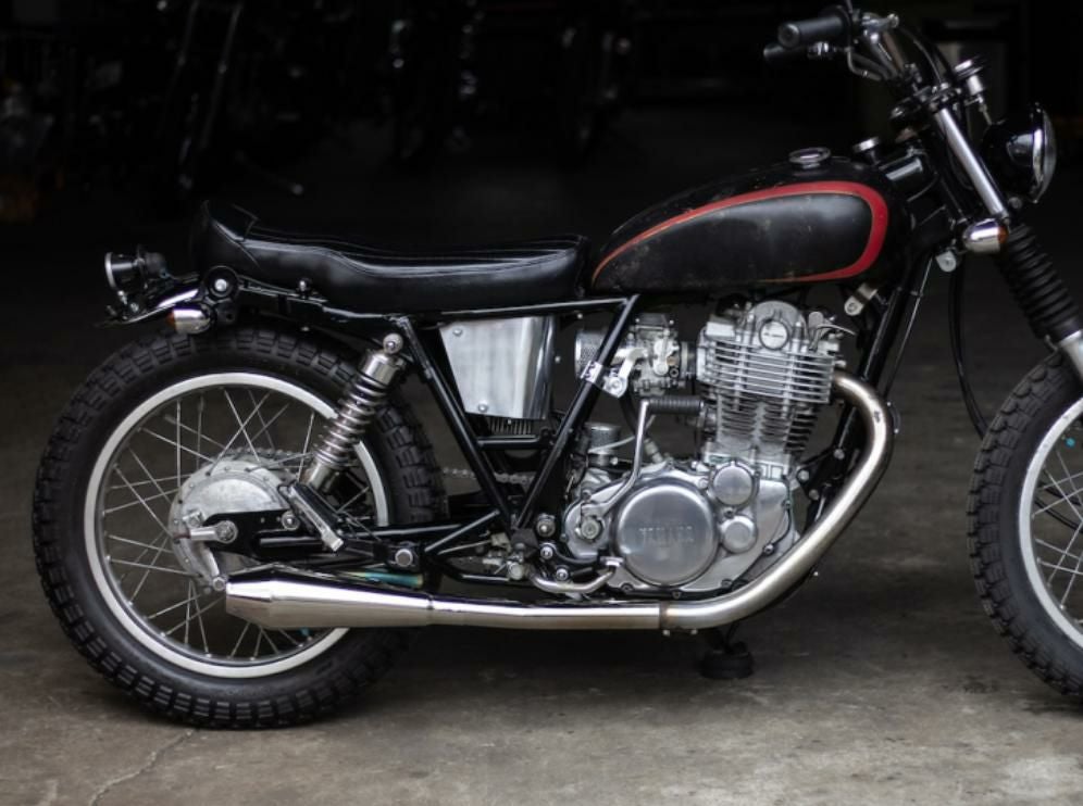 ヤマハ SR400/500 STDメガホン ショート スリップオン ダウン キャブ車