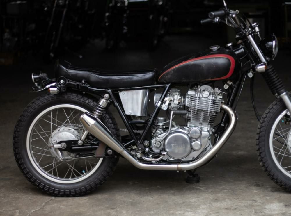 ヤマハ SR400/500 STDメガホン ショート スリップオン アップ キャブ車