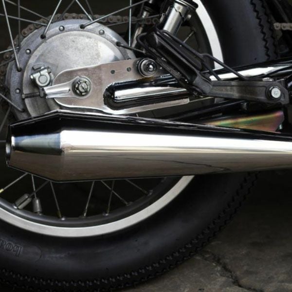 ヤマハ SR400/500 STDメガホンミドル スリップオン ダウン キャブ車