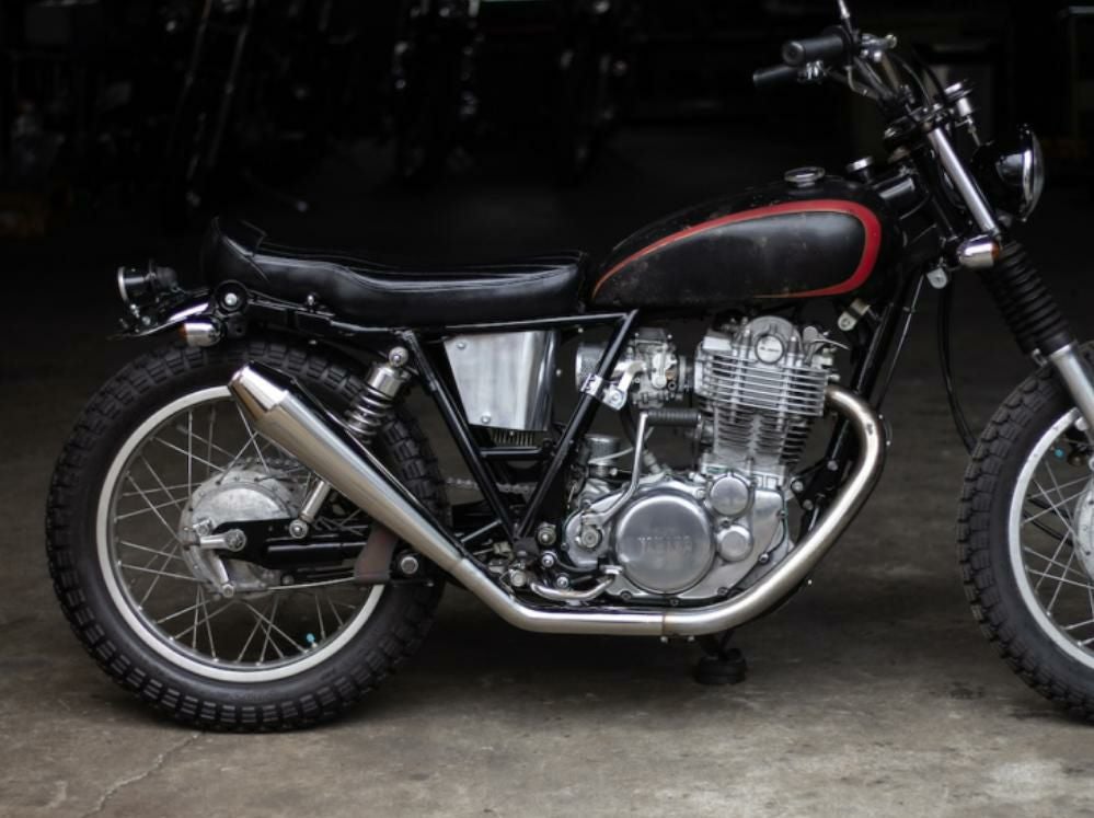 ヤマハ SR400/500 STDメガホンミドル スリップオン アップ キャブ車