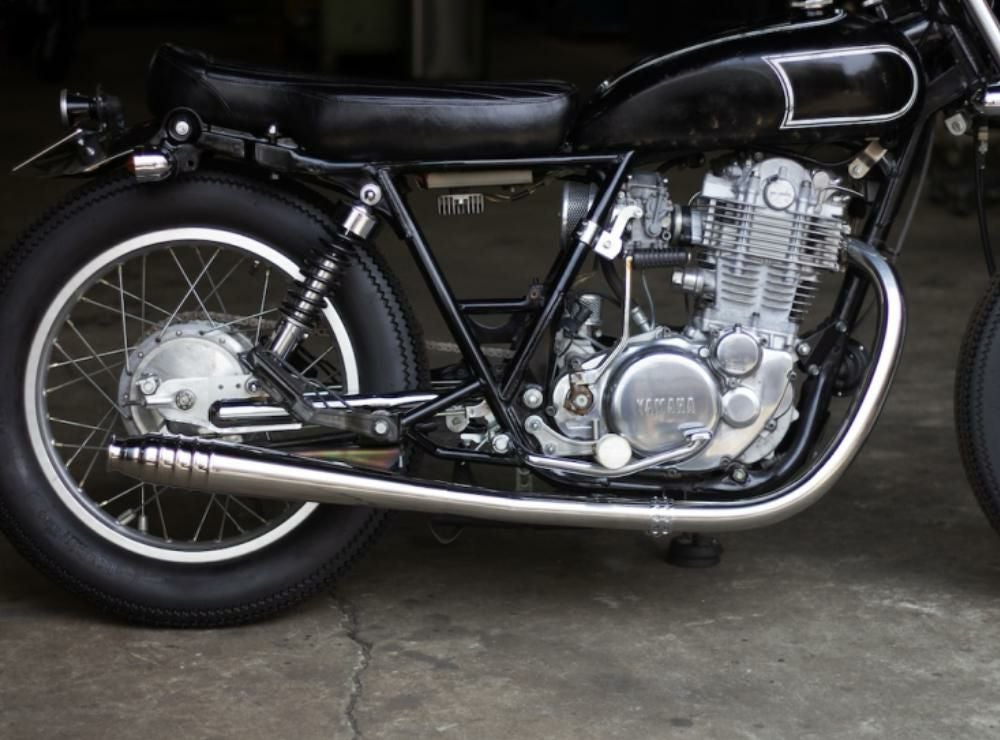 ヤマハ SR400/500 69メガホン フルエキ ダウン キャブ車 モーター