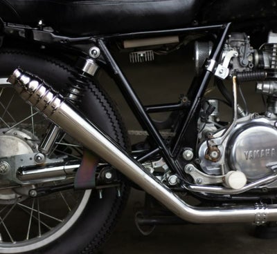 ヤマハ SR400 500 69メガホン フルエキ アップ キャブ車 モーターロック バイクカスタムパーツ専門店 MOTO PARTS
