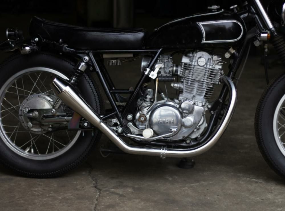 ヤマハ SR400/500 STDメガホン ショート フルエキ アップ キャブ車