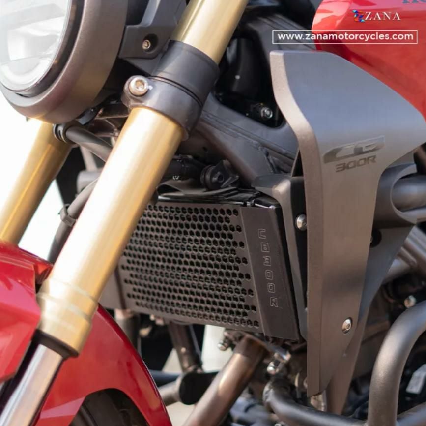 ホンダ CB250R/300R ラジエーターガード アルミハニカム ブラック ZANA