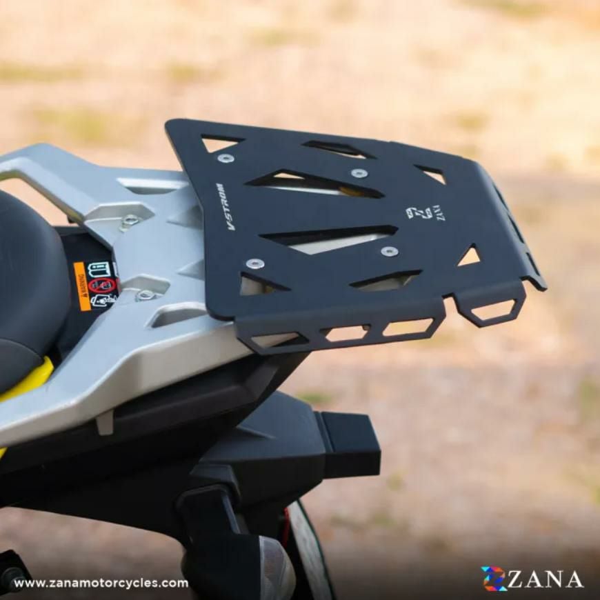 スズキ V-ストローム250SX アルミトップラックプレート ブラック ZANA